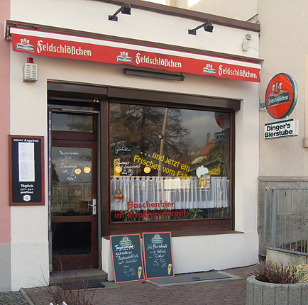 Au&szlig;enansicht Dingers Bierstube
